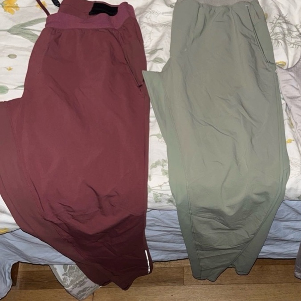 lululemon athletica Tan Olive Joggers